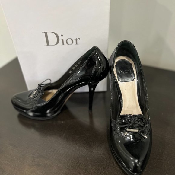 Dior Patent Corset Pumps Black - Picture 9 of 12